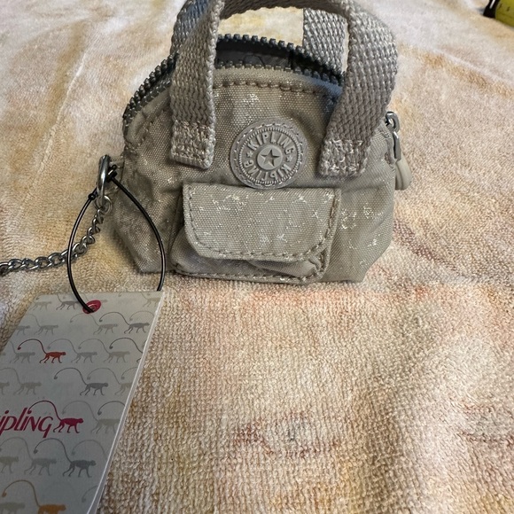 Kipling Silver Mini Bag - Picture 2 of 7